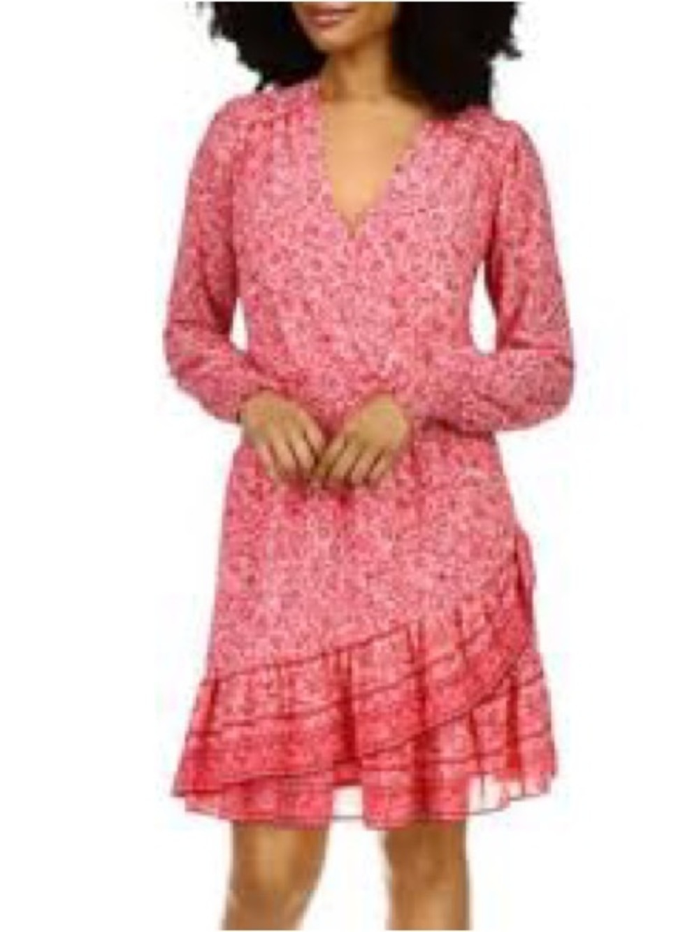 Michael Kors Julia Scarf Print Dress: Small